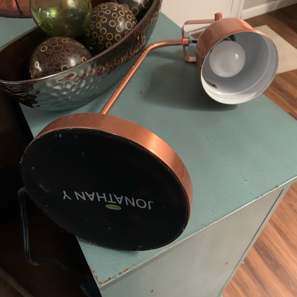 Desk lamp copper color Jonathan Y - Picture 2 of 6